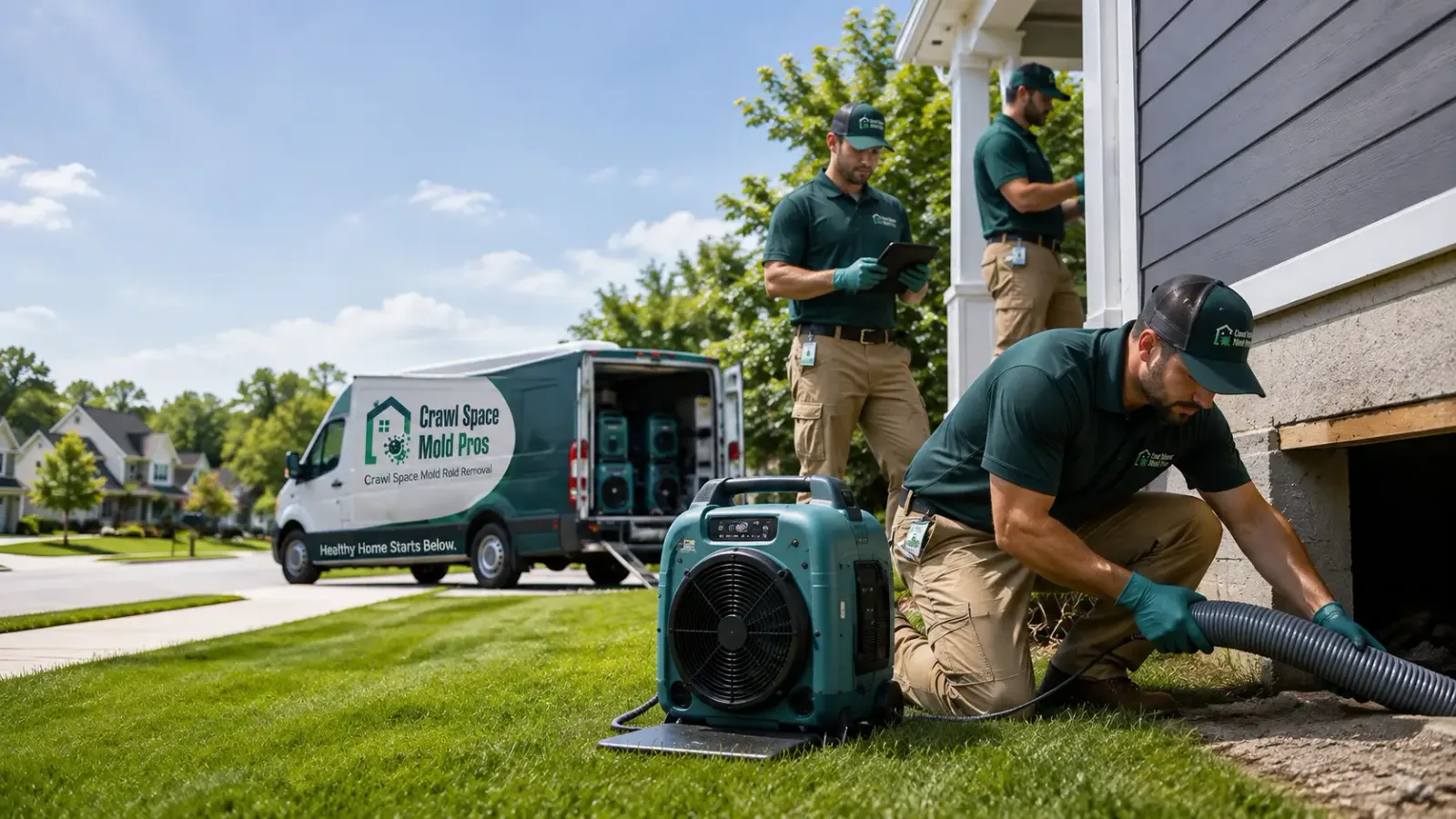 Crawl Space Mold Removal in Port Carbon, PA